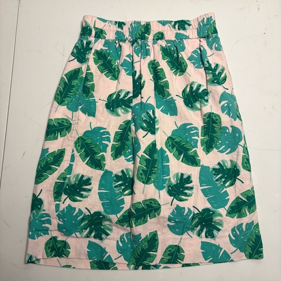 J. Crew Dresses & Skirts - J. Crew Green Leaf Print Skirt